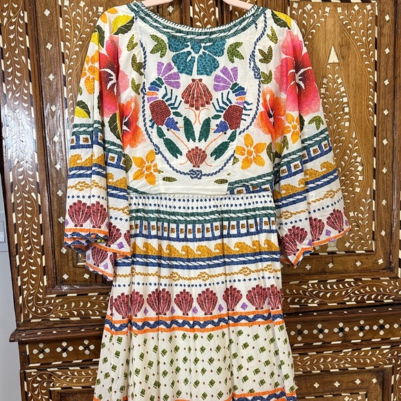 FARM Rio Multicolor Floral Beaded Front Dress - Picture 10 of 16